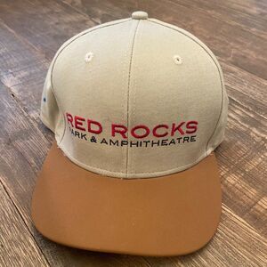 Red Rocks Park & Amphitheatre Morrison Colorado Snapback Hat Cap One Size Venue